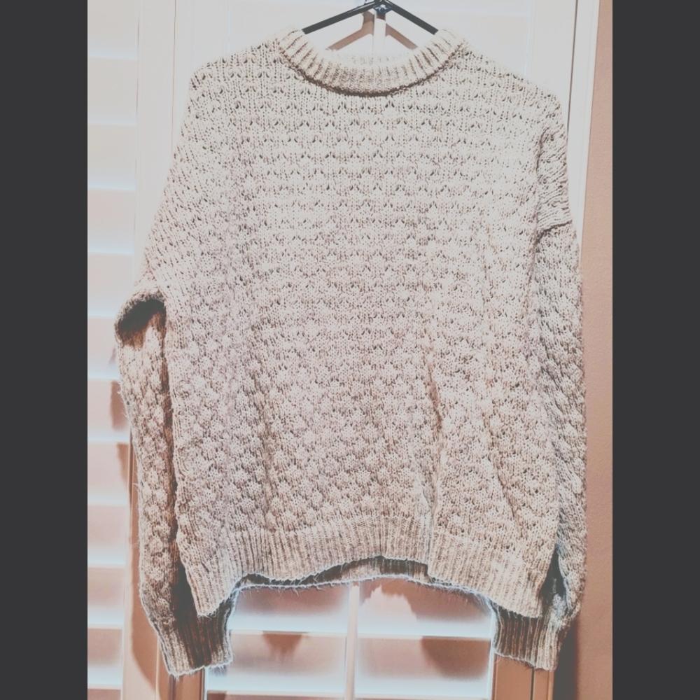 Fluffy Ladies Size Small Knit Sweater